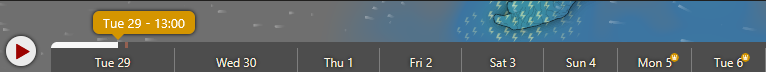 Windy.com timeline