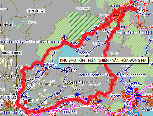 track visualization in qmapshack's map gui