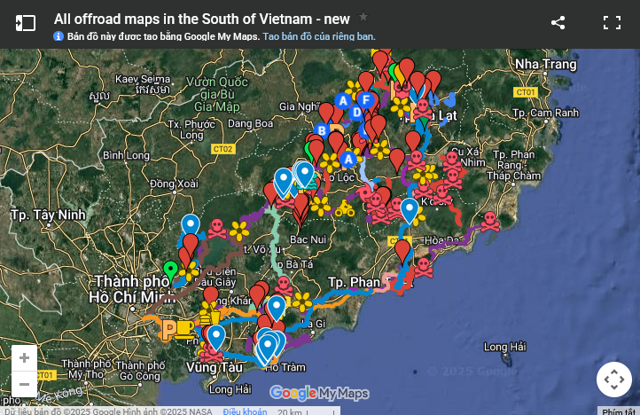 off-road maps in vietnam from tigit motorbikes available online for free