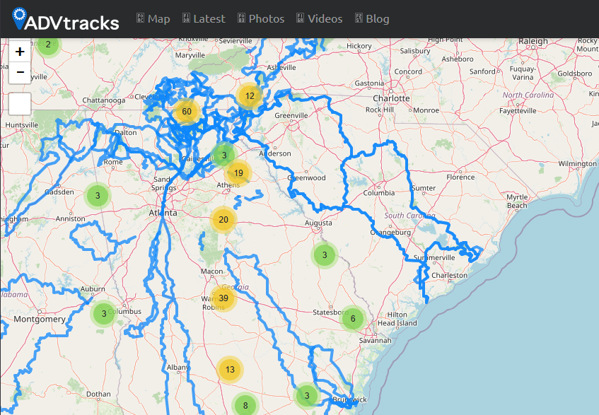 advtracks is a global platform to access and share tracks for adventure riding