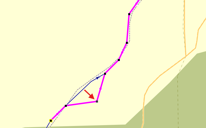 move a track point in qmapshack